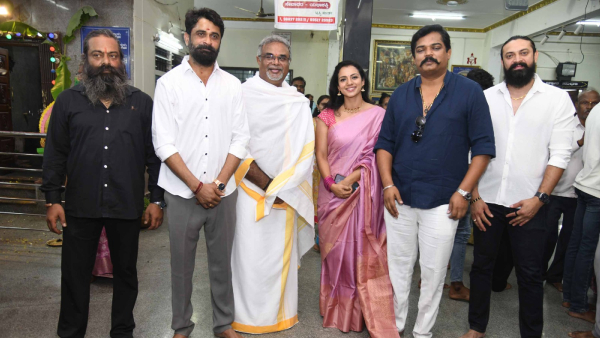 Pramod Shetty Shruti Hariharan Rajesh Nataranga starrer NH 66 movie launched Pramod Shetty Shruti Hariharan Rajesh Nataranga starrer NH 66 movie launched