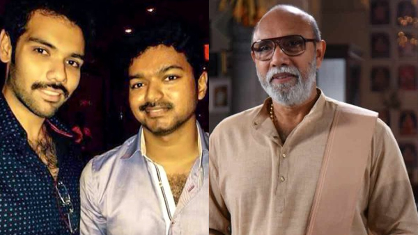 Sathyaraj vs son Sibi Sathyaraj Family split over Vijay s TVK heats up Tamil Nadu poll battle