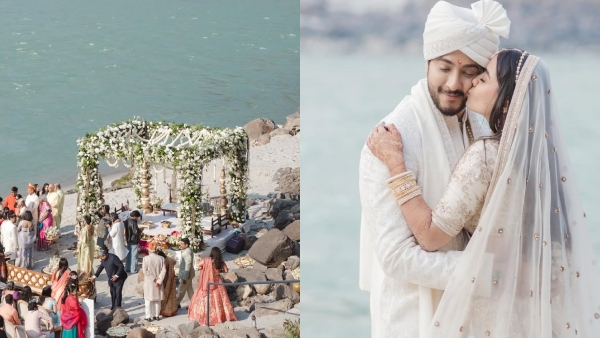 Actor Sumukha Marries Longtime Love Maitri Uka in a Dreamy Riverside Ceremony Actor Sumukha Marries Longtime Love Maitri Uka in a Dreamy Riverside Ceremony