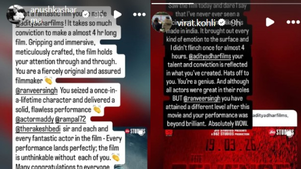 Virat Kohli and Anushka Sharma watched and Praised Dhurandhar-2 Amid IPL Fever