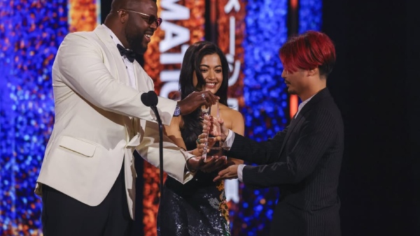 Marvel Star Winston Duke Left Spellbound by Rashmika Mandanna at Anime Awards 2026