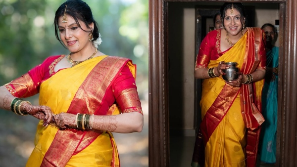 Wedding Bells Yaare Nee Mohini Fame Bharathi Hegde Enters Wedlock First Photos Viral