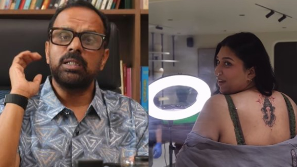 Sanvi Sudeep ss Ganesh Tattoo Sparks Debate Chakravarthy Chandrachud Slams Trolls