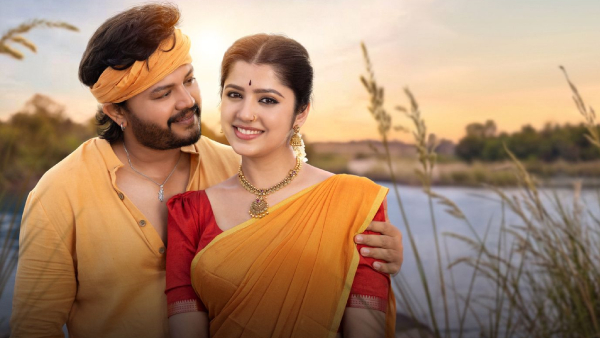 After Krishnam Pranaya Sakhi Ganesh Brindhavihari movie second song Radha Radha released in Tumkur