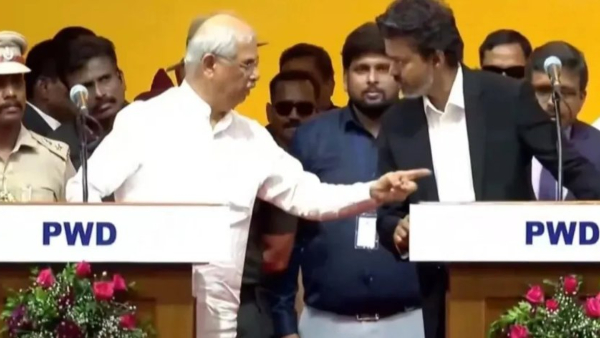 Vijay s Dramatic Oath-Taking Style Sparks Debate Fans Defend CM s Unique Swearing-In Moment