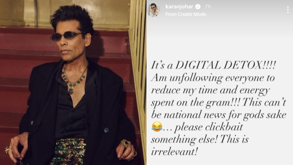 Karan Johar Unfollows SRK amp amp Alia Bhatt Spares Priyanka Chopra This Can t Be National News Karan Johar Unfollows SRK amp amp Alia Bhatt Spares Priyanka Chopra This Can t Be National News