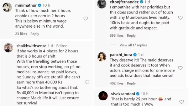 Mini Mathur Blasts Kirti Kulhari s Controversial Rs 10K Maid Comment Mini Mathur Blasts Kirti Kulhari s Controversial Rs 10K Maid Comment
