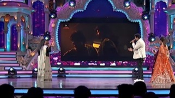 Om Scene Recreated on Jodi No 1 Stage Mimicry Gopi and Sunetra Pandit Impress Viewers