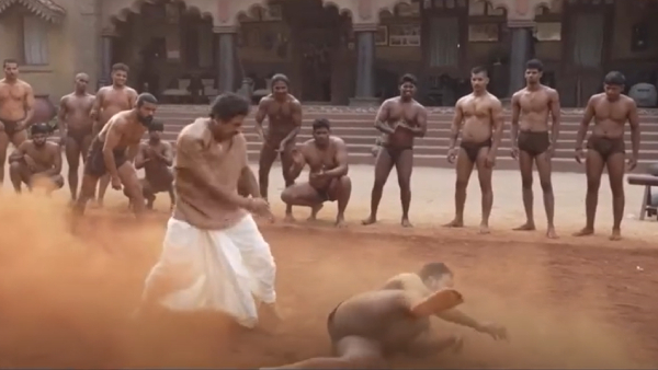 Ram Charan movie Peddi team released Shivarajkumar character making video