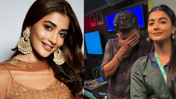 In Jananayagan set Pooja Hedge predicts Vijay s TVK Big Win BTS video goes viral