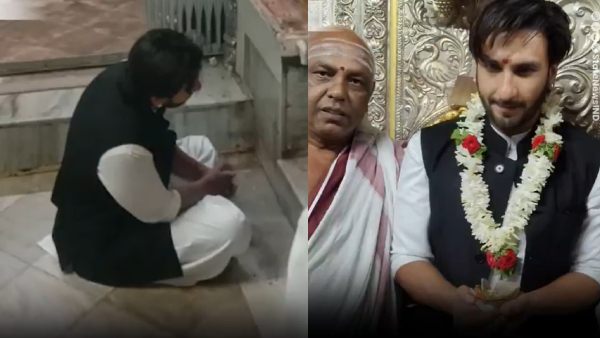 Ranveer Singh s 10 minutes inside Chamundeshwari Temple visit in Mysuru after ban Ranveer Singh s 10 minutes inside Chamundeshwari Temple visit in Mysuru after ban