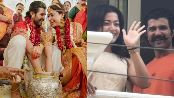 Vijay Deverakonda s Good News Reply to Fan Leaves Rashmika Mandanna Blushing Viral Video Vijay Deverakonda s Good News Reply to Fan Leaves Rashmika Mandanna Blushing Viral Video