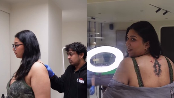 Kannada Actor Kichcha Sudeep s daughter Sanvi gets tattoo on her back