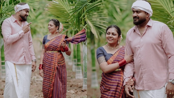 Reel Villain to Real Bride Amruthadhaare s Shwetha Gowda s Dreamy Photoshoot Goes Viral