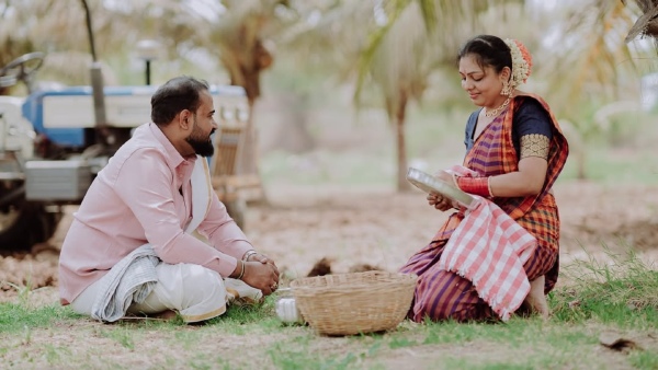 Reel Villain to Real Bride Amruthadhaare s Shwetha Gowda s Dreamy Photoshoot Goes Viral