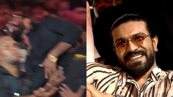 Bodyguard Kevin Kunta Springs Into Action as Fan Rushes Toward Ram Charan at Peddi Event Bodyguard Kevin Kunta Springs Into Action as Fan Rushes Toward Ram Charan at Peddi Event
