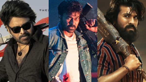 Chiranjeevi Pawan Kalyan and RamCharan films Cross 1 000 Cr boxoffice collection in a Year Chiranjeevi Pawan Kalyan and RamCharan films Cross 1 000 Cr boxoffice collection in a Year