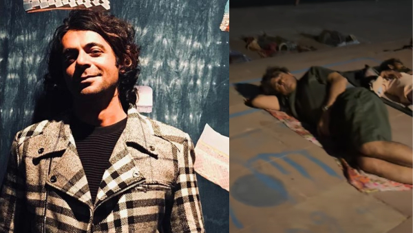 Actor and comedian Sunil Grover video sleeping on the Ganga ghat at night has gone viral