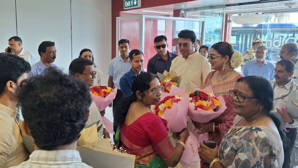Tagaru Fame Triveni Rao and Ex-Tripura CM Biplab Kumar Deb Host Grand Wedding Reception