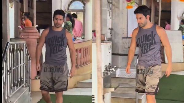 Gym Gear or Devotion Varun Dhawan s Temple Attire Sparks Debate on Celebrity Dress Codes