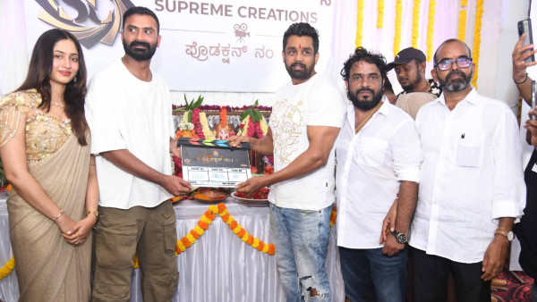 Dhuva Sarja wished Loose Mada Yogi 51st movie Forever launched recently Dhuva Sarja wished Loose Mada Yogi 51st movie Forever launched recently