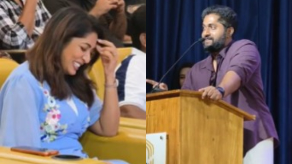 Dhyan Sreenivasan refers CM Vijay and Trisha with Navya Nair joke viral