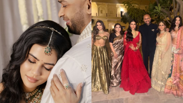 Actress Sharmiela Mandre tie the knot with Tamil Producer Sudhan Sundaram in Jaipur