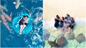 കൊടുങ്കാറ്റിലും ആടിയുലയാതെ ചേര്‍ന്നുനിന്നു! മാലി ദ്വീപില്‍ ആടിപ്പാടി അമൃതയും കുടുംബവും!