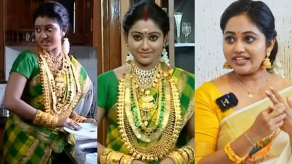 'എല്ലാം ഭാരമുള്ള ആഭരണങ്ങളായിരുന്നു... രണ്ട് ദിവസം അവയെല്ലാം ധരിച്ച് ഞാൻ അങ്ങനെ തന്നെ നിന്നിട്ടുണ്ട്'; മേഘ്ന