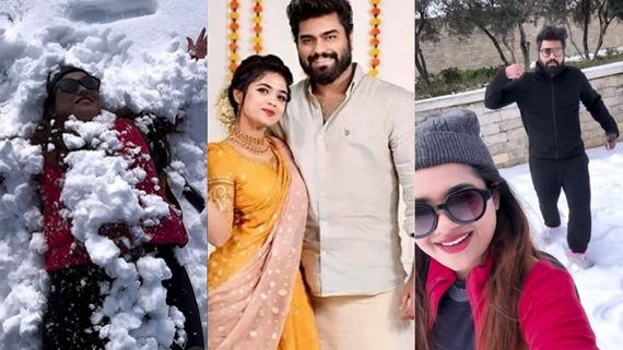  'പൊടിയെ റോബിന്‍ നോക്കുന്നത് കുഞ്ഞിനെപ്പോലെ, മഞ്ഞ് കണ്ടപ്പോള്‍ രണ്ടും കൊച്ചുങ്ങളായി'; ഹണിമൂണ്‍ യാത്ര തുടങ്ങി