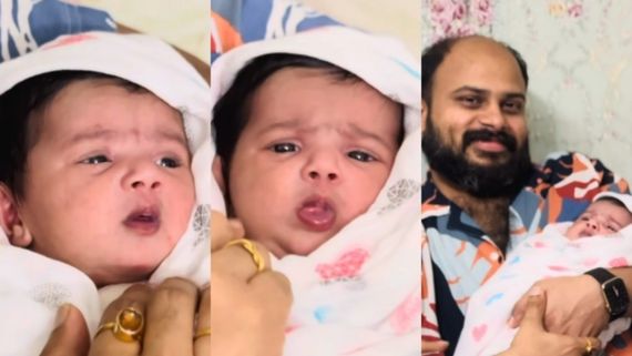 ഇരുപത്തിയെട്ട് വരെ കാത്തുനിൽക്കുന്നില്ല... ഇതാണ് ഞങ്ങളുടെ ഓം പരമാത്മ; മകളുടെ ഫെയ്സ് റിവീൽ ചെയ്ത് വിജയ്!