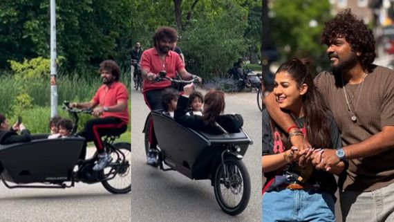 'എന്റെ ചെല്ലത്തെ കുപ്പയിടുന്ന വണ്ട‍ിയിലാണോ തള്ളിക്കൊണ്ട് കൊണ്ട് പോകുന്നത്'; വിഘ്നേശ് ശിവന് ട്രോൾ 