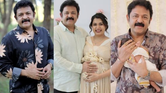 യുവർ അപ്പൂപ്പൻ ഈസ് വെരി ഹാന്റ്സം അല്ലേ?, നോക്കി രസിക്കുവാണോ?; കൃഷ്ണകുമാറിന്റെ മുഖത്ത് നിന്ന് കണ്ണെടുക്കാതെ ഓമി