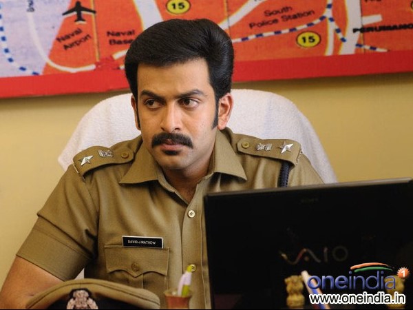 പൃഥ്വി പൊലീസ് ഓഫീസറായി