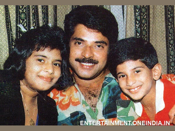 കുട്ടികള്‍ക്കൊപ്പം മമ്മൂട്ടി- ആദ്യകാലചിത്രം