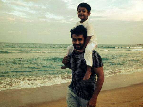 മകനൊപ്പം സൂര്യ