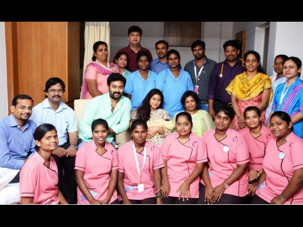 പ്രസന്നയും സ്‌നേഹയും കുഞ്ഞും