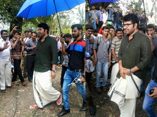 ലൊക്കേഷനിലേക്ക് മമ്മൂട്ടി