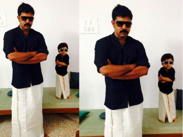 നിവിനും മകനും