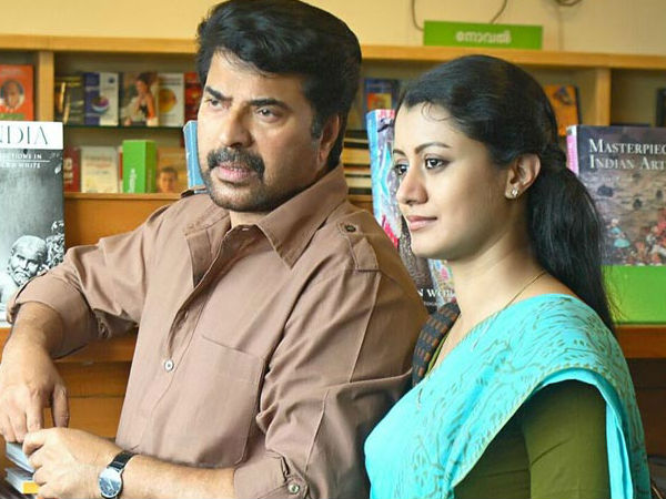 മമ്മൂട്ടിയും റീനു മാത്യൂസും