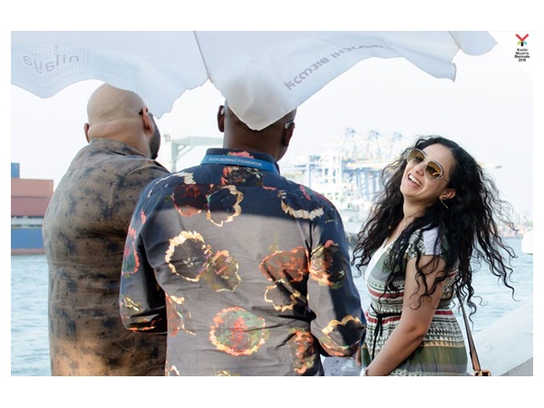 ബിനാലെയില് നിന്നുളള നിത്യയുളള ഒരു ചിത്രം