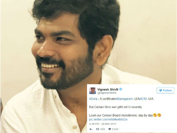 വിഘ്‌നേശ് പറയുന്നത്