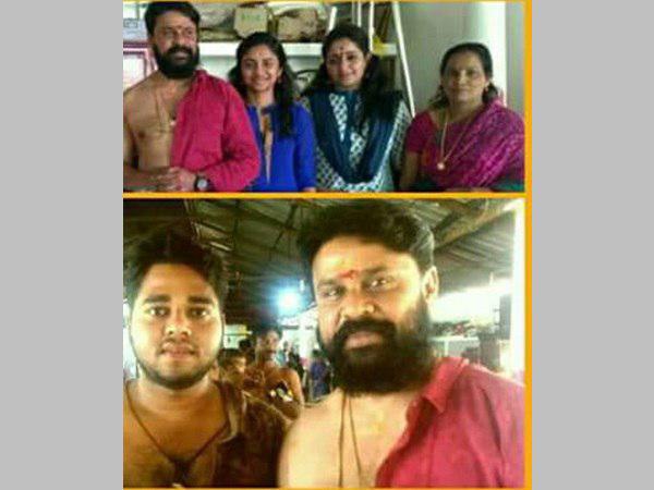 കുടുംബസമേതം നടത്തിയ ക്ഷേത്രസന്ദര്‍ശനം