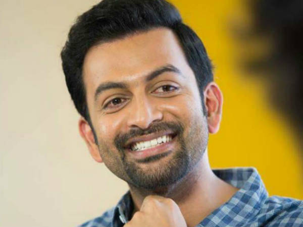 പൃഥ്വിരാജ്  വെളിപ്പെടുത്തി