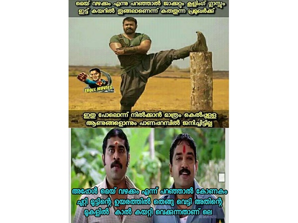  ഇതാണോ മെയ് വഴക്കം... 