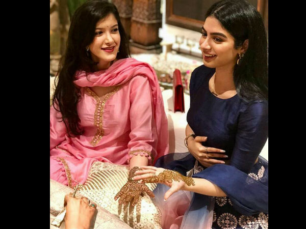 മെഹന്ദി ആഘോഷം കെങ്കേമമാക്കി