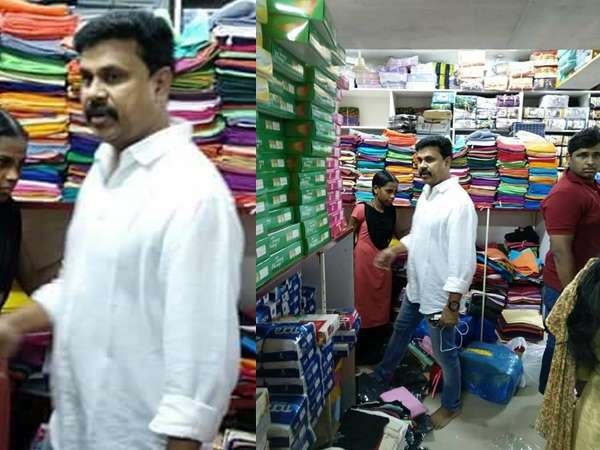 വസ്ത്രങ്ങളുമായി ദിലീപെത്തി