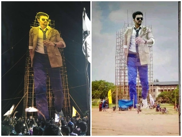 കൂറ്റന്‍ കട്ടൗട്ട്