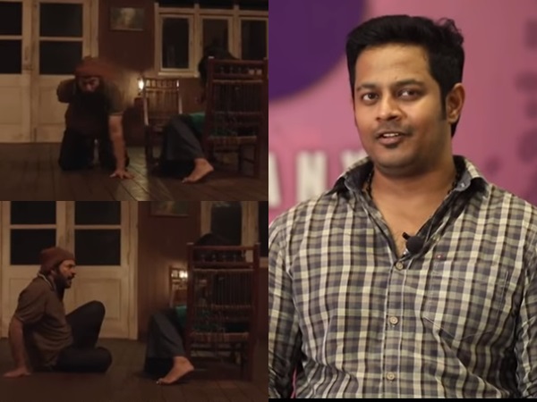 പേരന്‍പിലെ ഒരു രംഗം ചിത്രീകരിക്കാന്‍