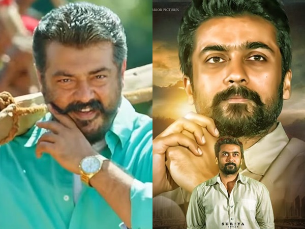 അജിത്തും സൂര്യയും